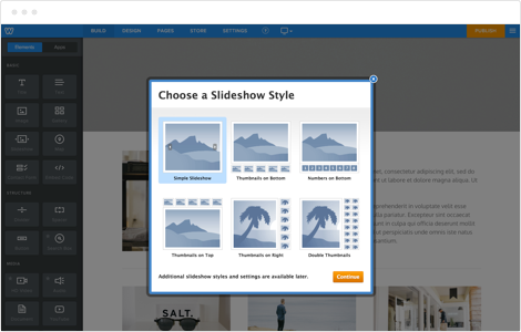 Weebly Slideshow
